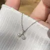 Collar de cereza y perla para mujer, elegante, de moda, de verano, ligero, de lujo, con diseño de nicho, cadena de clavícula sencilla, regalo nuevo 2023