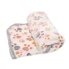 Manta para Pet Pegadas Veludo Coral Tapete para Pet Colcha de Dormir para Gato e Cachorro Venda por Atacado Manta Universal Venda por Atacado para Todas as Estações