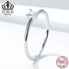 Evelle Amazon suministro 2020 nuevo anillo de plata esterlina S925 chapado en platino anillo simple de comercio exterior europeo y americano