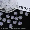 Acessórios de Vidro Iridescente Transparentes, Contas Finas de Moeda Lua, Acessórios para Joias de Pulseira e Colar DIY Feitos à Mão, Atacado de Miçangas