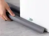 Tira de Sellado Inferior y Junta de Puerta de Cuero, Tira de Aislamiento Acústico para Huecos de Puertas y Ventanas, Tira a Prueba de Viento y Sonido para Dormitorio, Pegatina Impermeable a Prueba de Viento para Puertas