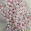 Cuentas sueltas de 8 mm, serie Aurora, perlas de imitación, material ABS, cuentas redondas, material para borlas de horquilla antigua DIY