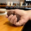 Madera negra, molino de viento de madera, madera de agar, pelota de ejercicio, pelota de juguete de mano, pelota de masaje, pelota para la palma de la mano, talla de madera maciza, durián