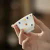 Taza de Té de Cerámica Blanca Porcelana Blanca Arcilla de Jade Dinastías Tang y Song, Juego de Té Kung Fu, Taza Individual Cerámica para el Hogar, Taza de Pared Delgada para Beber Té