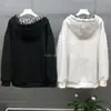 Nova Jaqueta com Capuz Tridimensional Embossed para Primavera e Outono para Homens e Mulheres, Cardigan Versátil, Moletom com Zíper para Casais, Top para Estudantes