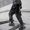 Overol con Tirantes Diablo Moda Masculina Marca Popular Piernas Sueltas Distintivo Calle Moda Coreana Hip Hop Pantalones Hip-Hop