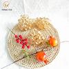 Balde de flores de véspera de ano novo de alegria para mudança e fortuna Balde de frutas com enfeites de entrada de ano novo Balde de eucalipto dourado com arranjo de flores