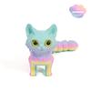Impressão 3D transfronteiriça cauda de gatinho fofa articulação móvel presente infantil brinquedo modelo carro ornamentos fabricantes