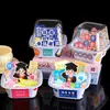 Temporada de Graduación 2025 Caja Bento Transparente de 4 pulgadas Decoración de Pastel Jardín de Infancia Niño Pequeño Niña Postre Decoración Enchufe