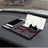 Soporte para teléfono de coche con alfombrilla antideslizante, soporte de navegación para vehículo, soporte para teléfono, señal de estacionamiento, tres en uno multifuncional