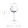 Copa de Vino Tinto con Borde Dorado, Vidrio de Cristal Transparente, Copa de Pie Alto, Copa de Vino, Copa de Champaña, Venta al por Mayor de Copas de Vino de Vidrio