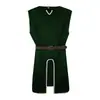 Tops Largos Unisex de Estilo Medieval Europeo y Americano, Vestidos de Rendimiento de Longitud Media con Cintura Ceñida, Ropa de Vacaciones Tallas Grandes