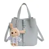 Elegante bolso de mano tipo cesta para mujer, nuevo y moderno bolso cubo de moda primavera/verano 2026, versátil bolso cruzado de Instagram