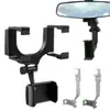 Soporte Universal para Teléfono Móvil de Coche, Soporte para Coche en Espejo Retrovisor, Soporte Giratorio de Soporte Fijo Ajustado a Presión