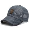 Gorra de malla transpirable de estilo coreano para hombre, gorra de béisbol de verano para mujer, gorra de viaje para el sol.