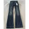 Jeans Acampanados con Caída Estilo Vintage para Mujer, Nuevos de Tiro Bajo Ajustados Elásticos Versátiles Casuales de Longitud Completa Bootcut