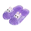 Chinelos de Casa Desenho Animado Feminino Verão Menina Apaixonada Banheiro Quarto Antiderrapante Doméstico Casal Massagem Plástico Transparente Moda