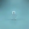 Frasco de álcool em gel sem enxágue 30ml Frasco vazio de plástico PET transparente 30ml Frasco de formato especial 30ml Frasco plano 30ml