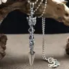 Novos produtos atacado s925 Prata Tailandesa pilão de diamante Instrumento pilão de diamante pingente domínio oculto instrumento de personalidade tântrica ornamentos populares de prata