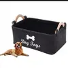 Cesta de Armazenamento de Feltro com Alça de Madeira Transfronteiriça Cesta de Armazenamento para Pets Cesta de Armazenamento de Feltro Simba Estilo Cartoon Japonês e Coreano Cesta para Roupas Sujas