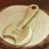 Latón Pulido Sólido Hacha de la Fortuna Cuchillo de Cocina Llavero Creativo Personalizado Colgante Colgante de Fortuna y Riqueza