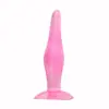 Ventosa anal hindbox Tapón anal de silicona gouhun cono grande, mediano y pequeño juguetes sexuales para adultos goma blanda comercio exterior transfronterizo