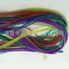 Cuerda trenzada de plástico PVC de color sólido, respetuosa con el medio ambiente, para bricolaje, directa de fábrica