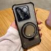 Soporte de espejo de maquillaje para funda de teléfono móvil millet 15 redmi note14 airbag en las cuatro esquinas anticaída 13C todo incluido K80 set