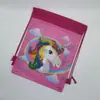 Bolsa de regalo con cordón de bolsillo no tejida con diseño de dinosaurio de Amazon, ideal como regalo para niños, ideal para natación.