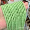 Al por mayor cuentas de ábaco de 3*6mm cuentas accesorios para joyería DIY cuentas de vidrio cuentas de color natural espaciador material de imitación alta de jade