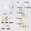 5 Sacos de Armazenamento para Bonecas de Algodão, Sacos Espessados de PVC de Alta Transparência para Bonecas, Sacos Pendurados Fofos à Prova de Poeira para Transportar Bonecas, Sacos Transparentes Redondos Q para Transportar Bonecas
