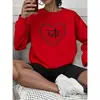 Sudadera de Cuello Redondo con Cruz de Letra de Fe Exportación Transfronteriza Amazon Wish Una Pieza Top al por Mayor