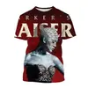 Camiseta Estampada Digitalmente 3D de la Película de Terror "Persiguiendo Almas Fantasmales" para Hombre y Mujer de Manga Corta 2024 Venta Caliente Transfronteriza