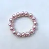 Fabricantes de Yiwu novo atacado pulseira de letras de contas rachadas pulseira de contas de cor doce AB dourada joias mulheres