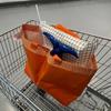 Bolsa de Compras de Supermercado Naranja Flatta Tote Bag Ecológica PP Tejido Sakeha Ecológica Bolsa de Regalo Ikea
