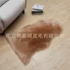 Tapete de Sofá de Lã Imitação Australiana Tapete de Chão Pele de Cabra Inteira Almofada de Lã Tapete de Janela de Canto Sala de Estar Quarto Cobertor