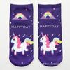 Calcetines de Gato con Dedo Medio, Flamenco, emoji, Impresión 3D, base de unicornio, gato, transferencia de calor, personalizados, calcetines Harajuku