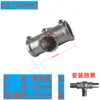 Conexiones para Tubo Redondo de 20/25/32mm Codo en T de Aleación de Aluminio de 4 Puntos Conector para Tubo de Acero de 6 Puntos Sujetador para Tubo Galvanizado de 1 pulgada
