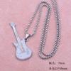 Colar Europeu e Americano de Aço Titânio Estilo Hip Hop Moda Masculina Pingente Feminino Pingente Retrô Joia de Liga de Metal Colar de Aço Inoxidável