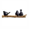 Colgador de llaves creativo para puerta, diseño de pájaro pastoral fresco, para colgar en la pared, decoración de pared, para el hogar, tienda, perchero