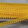 Encaje de rombos cruzados soluble en agua encaje de semillas de melón ropa de la minoría Miao accesorios decorativos hechos a mano