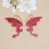 Accesorios de joyería DIY aleación colgante de mariposa de aceite de doble cara corona clásica para el cabello adorno material accesorios