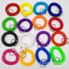 Directamente del fabricante: Anillos de Resorte de Plástico, Pulseras de Llave de Colores Dulces, Etiquetas Numéricas de Cordón de Teléfono Coloridas, Pulseras