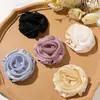 Tela satinada súper elegante y suave estilo coreano, flor, scrunchie DIY para el pelo, accesorio para el cabello, corsage, decoración para zapatos y sombreros, y materiales de accesorios