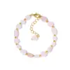Item de Venda Quente Transfronteiriço Europeu e Americano: Pulseira Ajustável de Pedra Natural 6-8mm para Mulheres, Design Irregular, Simples e Única