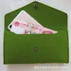 Clutch Longo de Feltro do Fabricante, Carteira de Feltro, Bolsa para Celular, Porta-Cartões Moderno, Porta-Moedas, Estilo Envelope