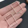 Serie de Marcos Geométricos Huecos de Resina Marcos en Forma de Diamante Estrellas de Cinco Puntas Multicolor Luna Corazón Accesorios para Joyería DIY