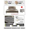 Cama Minimalista Italiana Oreja de Elefante Piel Genuina Moderna Simple 1.8m Doble Recámara Principal Cama Grande Tapicería Suave Almacenamiento Cama Silenciosa