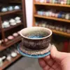 Taza de té de porcelana Zhongpan Jun, taza de té vintage hecha a mano, taza de degustación de té, taza individual, juego de té de Kung Fu, taza maestra