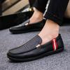 Zapatos para Hombre Nuevos Zapatos Doug Ligeros Transpirables Casual Joker para Hombre Zapatos Pequeños de Cuero Conducción Slip-on Zapatos Lazy para Hombre